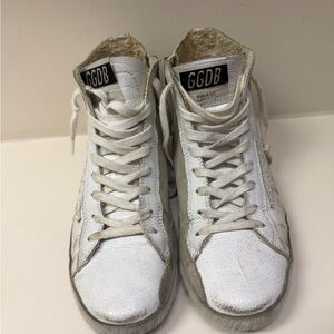 Golden Goose White High-Top Sneakers